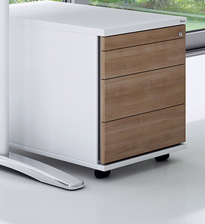 hochwertiger Rollcontainer mit Holzoptik hochwertiger Rollcontainer mit Holzoptik