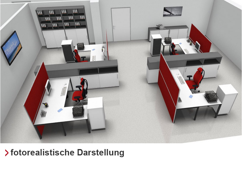 Planungsservice fotorealistische Darstellung