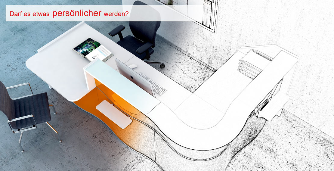Professioneller Planungsservice für Empfangstheken