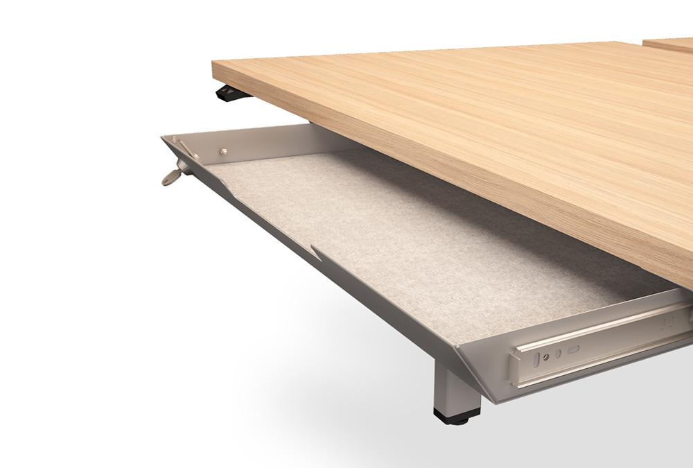 Stauraum unter Schreibtisch Schublade